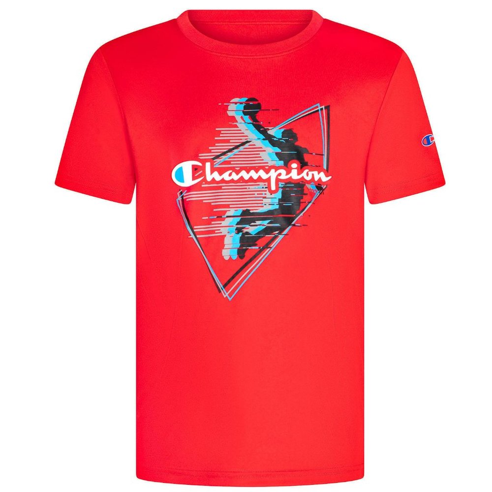 Champion T-Shirt Script Logo Boys Jersey Tee.*** Size 18/20.